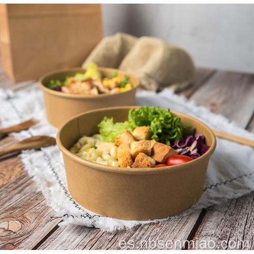 Caja de envasado de alimentos biodegradable para envases de alimentos